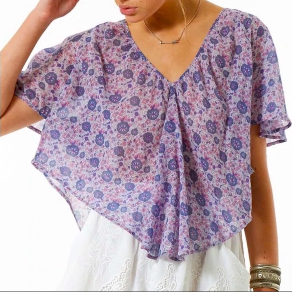 Spell Kombi Flutter Top Lavender S